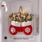 15.7-Inch Pre-Lit Christmas Glove Wreath - 20 Warm White LEDs